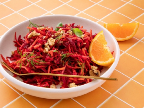 Beetroot, carrot and apple salad